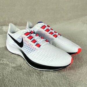 Nike Air Zoom Pegasus 37 Shoes Size 11.5 White Concord Running Sneakers